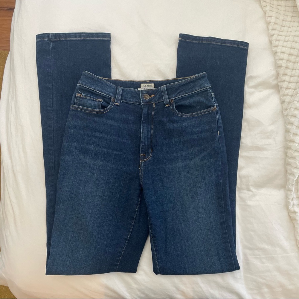 Dark Wash LL Bean Classic Fit Jeans
